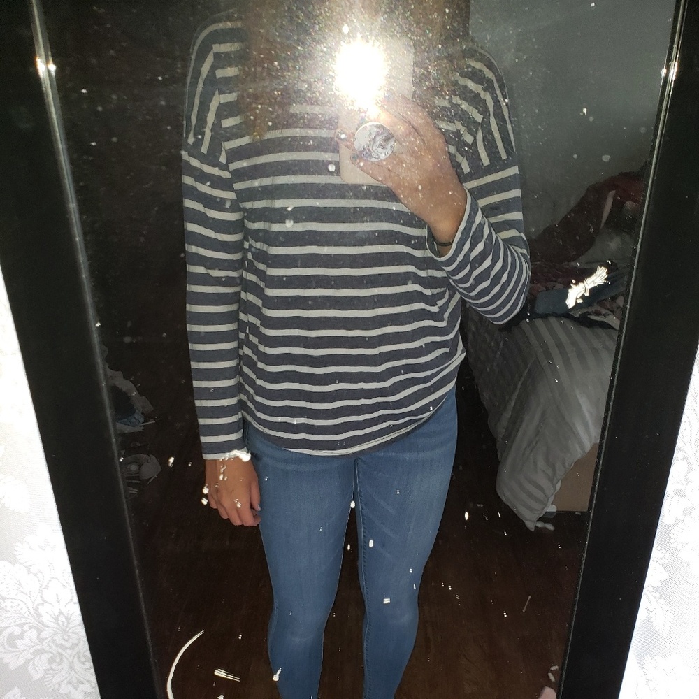 Long sleeve striped tee